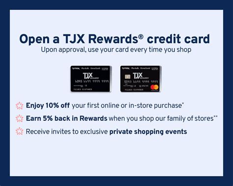 marshalls tjx rewards mastercard